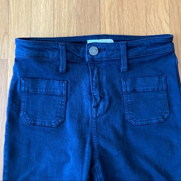 Joie Enchante Flare Jeans in Dark Navy Size 26 - Picture 2 of 12